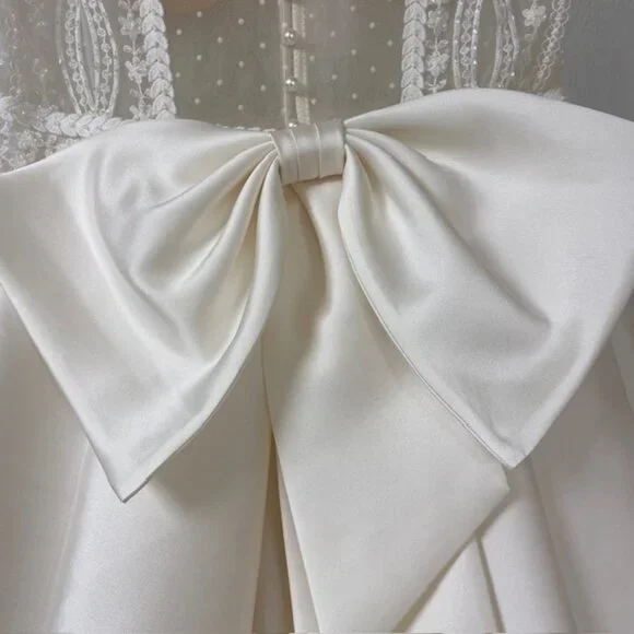 Rosa Clara Beaded Mikado Wedding Dress - Picture 4 of 9